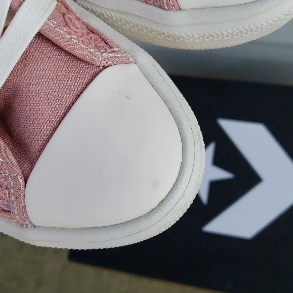 Converse Canvas CTAS Move Platform Daisy Cord Rust Pink Egret Sneakers Size 5.5